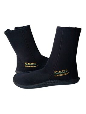 Islander Neoprene Side Zip Dive Boots Rubber Sole Men’s 9 Women’s 8